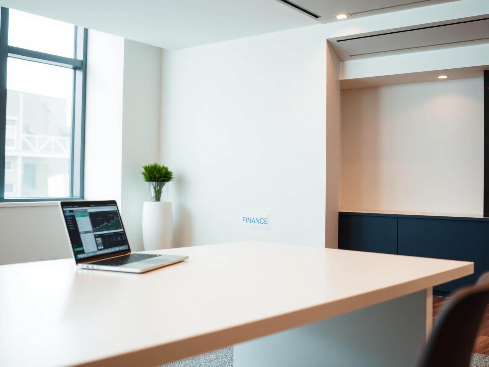 Modern finance kantoor